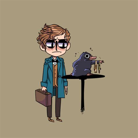 Newt scamander's niffler problem by funeralknell on DeviantArt