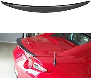 Amazon Scitoo Carbon Fiber Rear Window Spoiler Wing Fits For