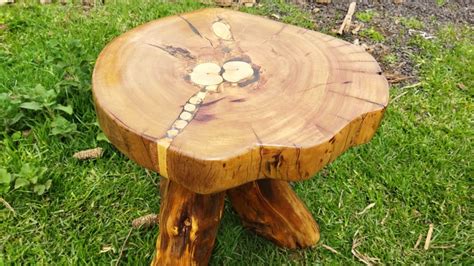 SCRAP TO GOLD Making A Rustic Epoxy Wood Stump Coffee Table From