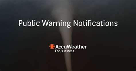 Government Issued Weather Alerts | AccuWeather Public Warning Notifications