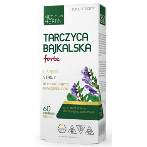 Medica Herbs Tarczyca Bajkalska Forte Mg Kapsu Ek Cena Z