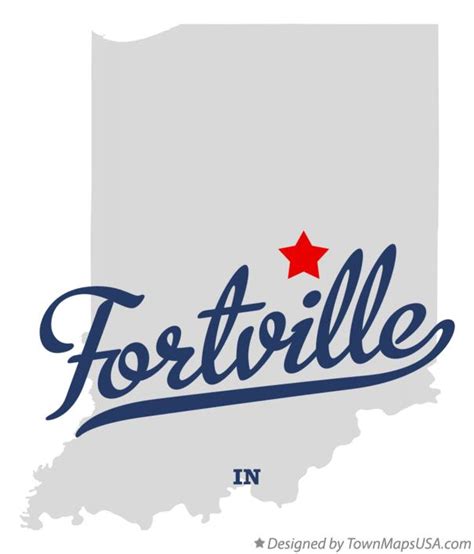 Map of Fortville, IN, Indiana