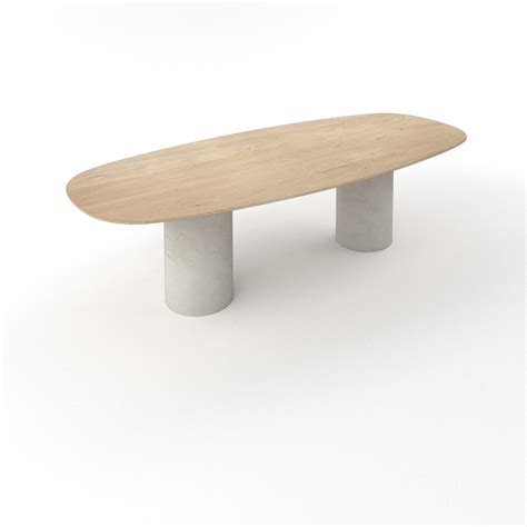 Deens Ovale Tafel Magritte Dubbele Cone Poot Microtopping Mortex