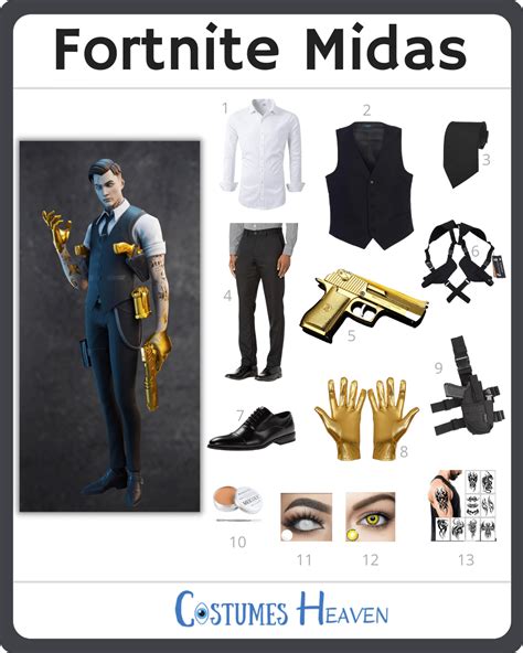 DIY Fortnite Midas Costume 2022|Cosplay And Halloween Ideas