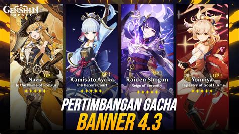 Bahas POSISI META Navia Ayaka Raiden Shogun Yoimiya Banner 4 3