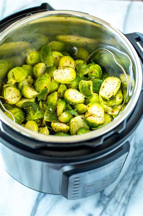 Instant Pot Brussels Sprouts Eating Instantly