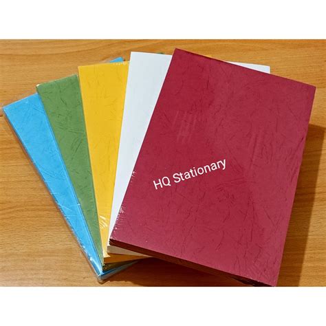 Jual Kertas Cover Jilid Warna Ukuran Folio F4 Isi 100 Lembar Shopee