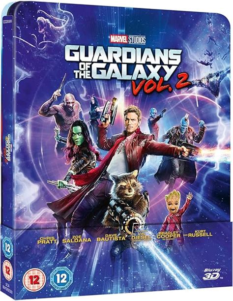 Guardians Of The Galaxy Vol 2 Steelbook 3D Including 2D Blu Ray UK