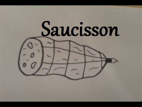 Dessiner Un Saucisson YouTube