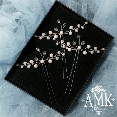 Small Hair Pins Set Of Bridal Hair Pins 2962896 Weddbook