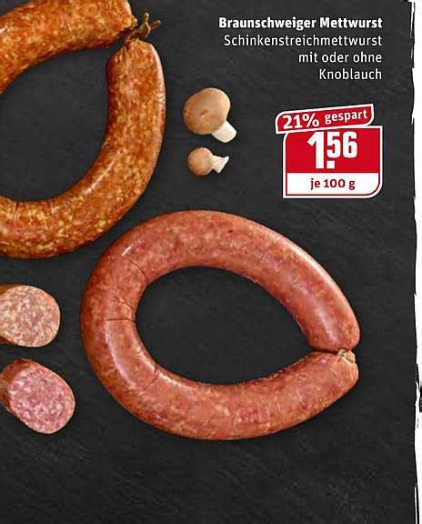 Braunschweiger Mettwurst Angebot Bei REWE 1Prospekte De