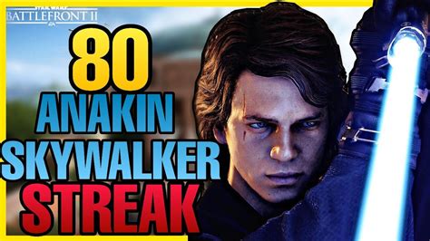 Anakin Skywalker Killstreak Gameplay Star Wars Battlefront Youtube