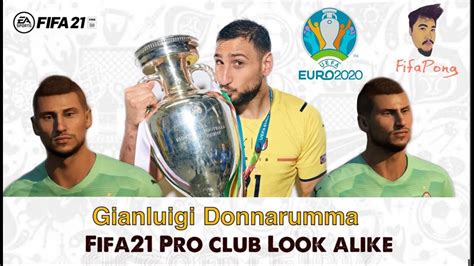 Fifa Faces Virtual Pro Club Look Alike Gianluigi Donnarumma Italy