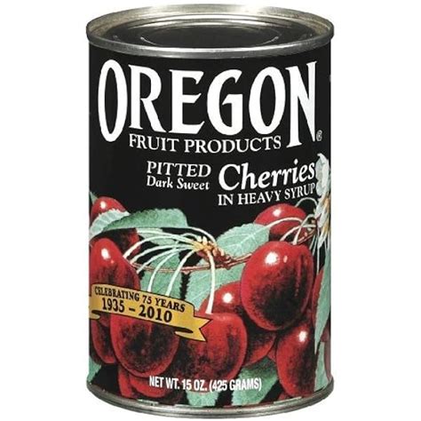 【日本製人気】 Oregon Fruit Products Dark Sweet Cherries In Heavy Syrup 15oz