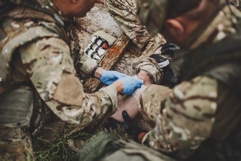 Combat Medic In Action