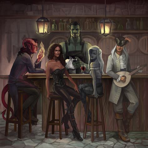 ArtStation - Waterdeep's band of adventurers