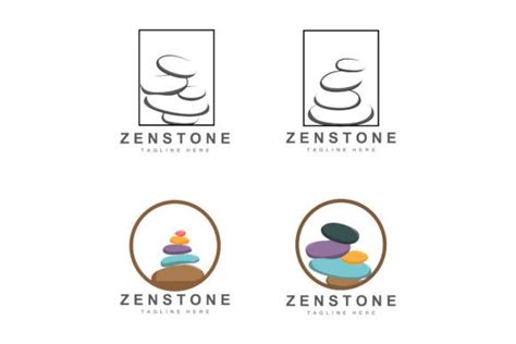 Balance Stone Logo Design Vector Therap Graphic By Ar Graphic