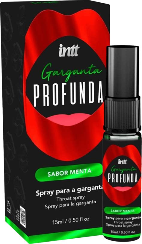 Spray Para Garganta Intt Garganta Profunda Menta Beleza Na Web