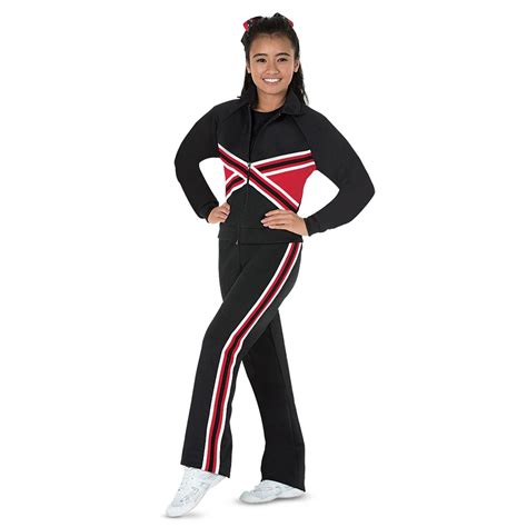 Wholesale Custom Logo Womens Cheer Track Suit Uniform Sweatsuit Sets