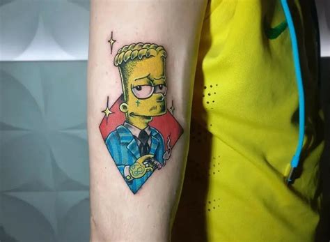 Top Bart Simpson Tattoo Designs Latest In Cdgdbentre