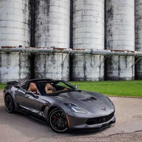 Chevrolet Corvette C Z Painted In Shark Gray Metallic Photo Taken By