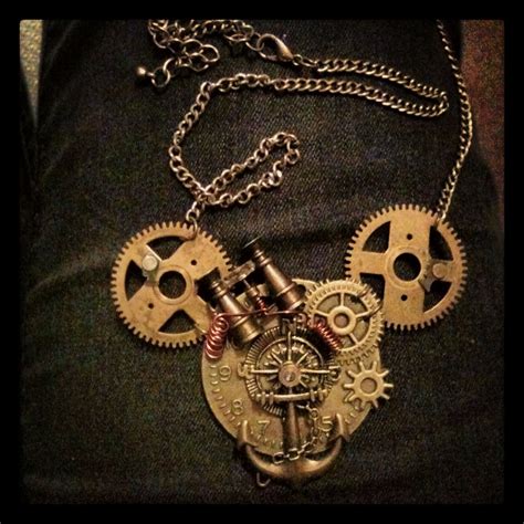 My New Steampunk Necklace Steam Punk Jewelry Steampunk Rings