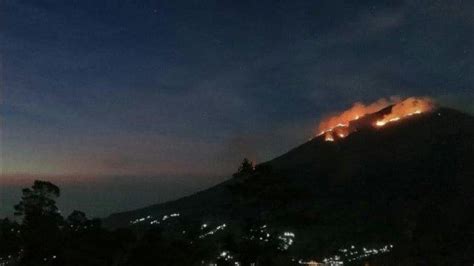 Kebakaran Di Gunung Merbabu Meluas Ke Puncak Karena Angin Begini