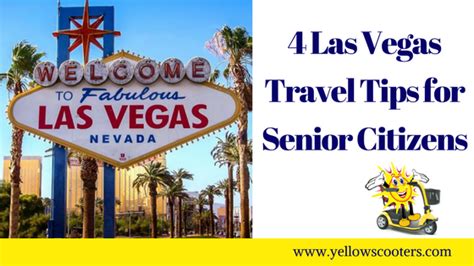 Las Vegas Travel Tips for Senior Citizens - Nevada Mobility Scooter Rental