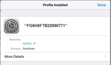 Iphone Certificate Setup