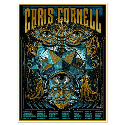 Chris Cornell 2016 Tour Poster