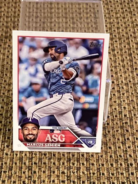 MISE À JOUR Topps 2023 All Star Game ASG 12 Marcus Semien Texas