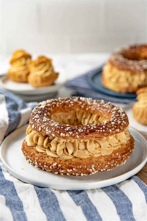 Paris Brest Recipe With Praline Mousseline Cream The Flavor Bender