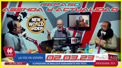 REPASO POR LA AGENDA Y ACTUALIDAD 02 03 2023 Hermanos Barea TV