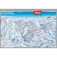 Large piste map of Ellmau, Going, Scheffau, Soll (Wilder Kaiser ...