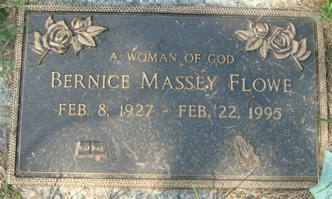 Rev Bernice Massey Flowe 1927 1995 Find A Grave Memorial