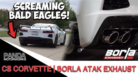 Borla Atak Cat Back Exhaust For The C8 Corvette Youtube