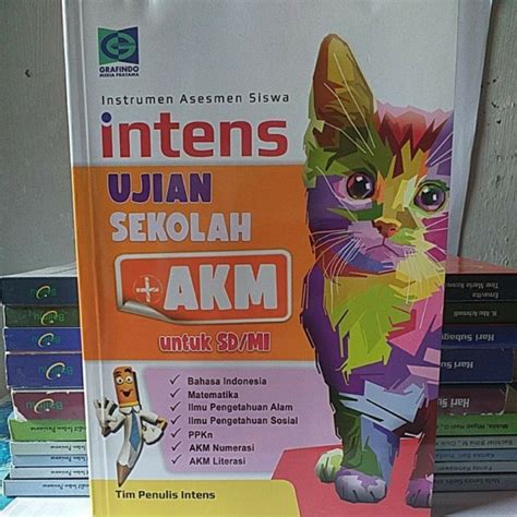 Jual Buku Intens Ujian Sekolah AKM SD MI Kelas 6 Grafindo Shopee