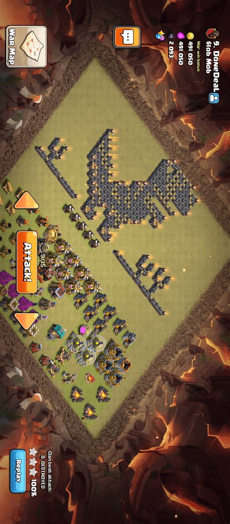 War base I stumbled upon : r/ClashOfClans