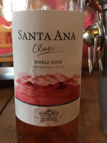 Bodegas Santa Ana El Clasico Shiraz Ros Vivino Us