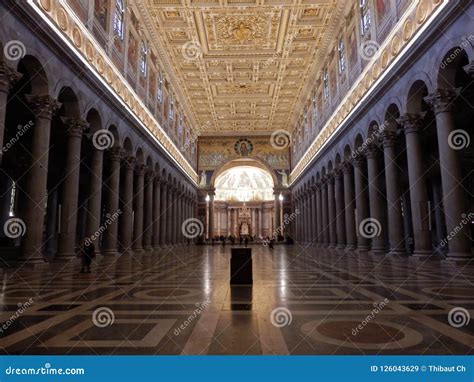 The Papal Basilica Of St Paul Outside The Walls In Rome Editorial