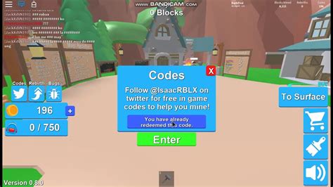 Mining Simulator Roblox Codes Youtube