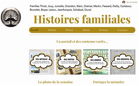 Accueil Histoires Familiales