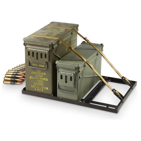 Us Military Surplus Triple Ammo Can Tray New 653499 Ammo Boxes