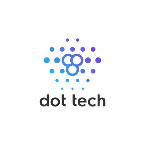 Premium Vector Dot Connect Technology Logo Design Templates