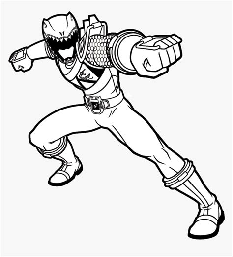 Desenho Para Colorir Power Rangers Dino Charge