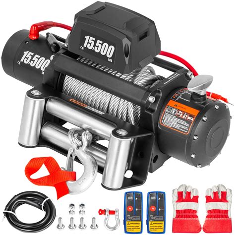 Vevor Electric Winch 15500lb Load Capacity Truck Winch Compatible With