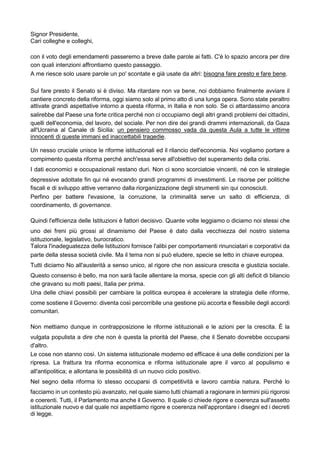 Discorso Al Senato Di Claudio Martini 21 Luglio 2014 PDF