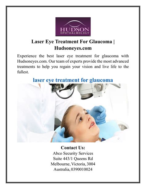 Ppt Laser Eye Treatment For Glaucoma Powerpoint