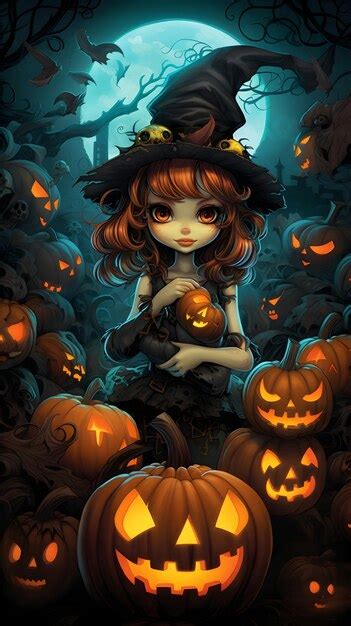 Premium Ai Image Halloween Wallpaper Ai Generated