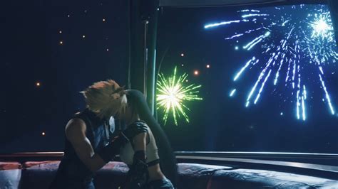 Tifa And Cloud Love Confession And Kissing Scene Final Fantasy 7